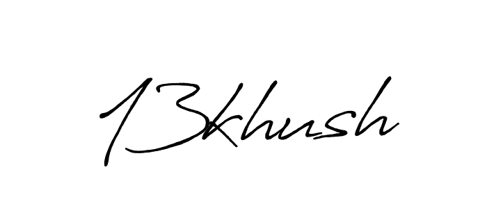 How to make 13khush name signature. Use Antro_Vectra_Bolder style for creating short signs online. This is the latest handwritten sign. 13khush signature style 7 images and pictures png