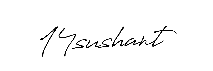 Use a signature maker to create a handwritten signature online. With this signature software, you can design (Antro_Vectra_Bolder) your own signature for name 14sushant. 14sushant signature style 7 images and pictures png