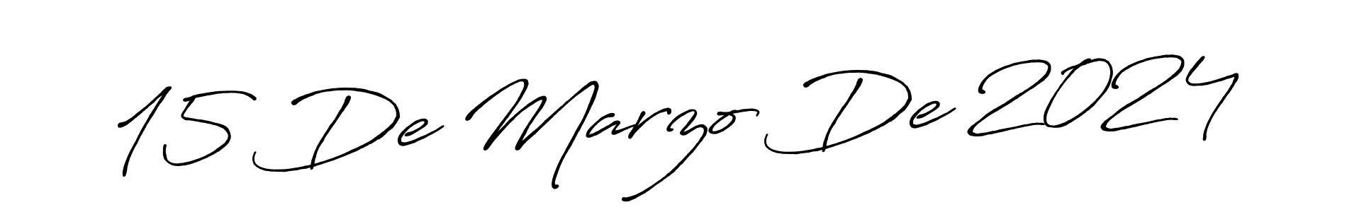 You can use this online signature creator to create a handwritten signature for the name 15 De Marzo De 2024. This is the best online autograph maker. 15 De Marzo De 2024 signature style 7 images and pictures png