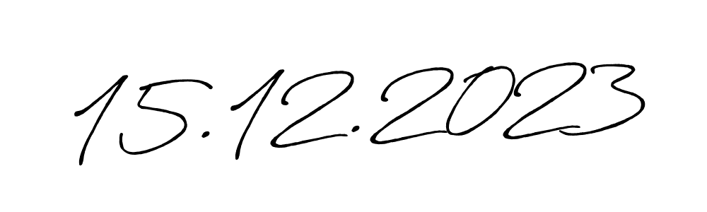 Design your own signature with our free online signature maker. With this signature software, you can create a handwritten (Antro_Vectra_Bolder) signature for name 15.12.2023. 15.12.2023 signature style 7 images and pictures png