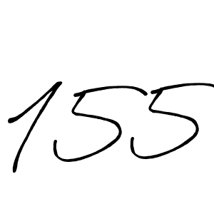 Design your own signature with our free online signature maker. With this signature software, you can create a handwritten (Antro_Vectra_Bolder) signature for name 155. 155 signature style 7 images and pictures png