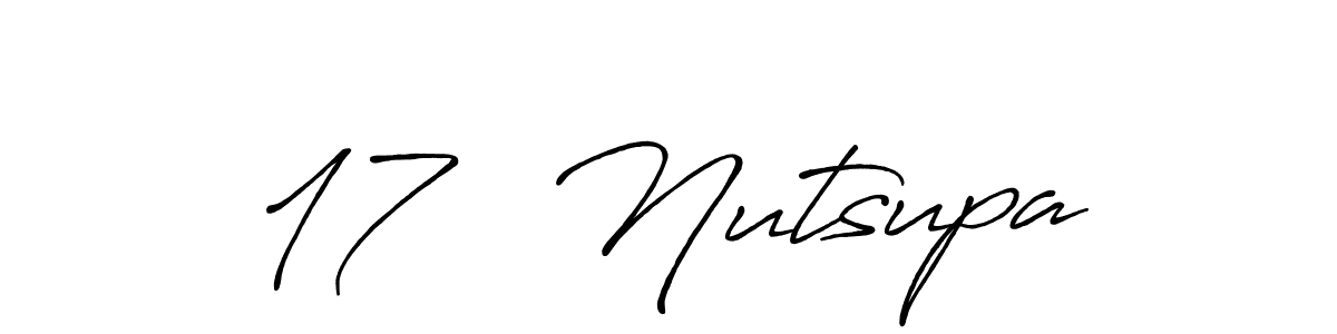 Use a signature maker to create a handwritten signature online. With this signature software, you can design (Antro_Vectra_Bolder) your own signature for name 17   Nutsupa. 17   Nutsupa signature style 7 images and pictures png