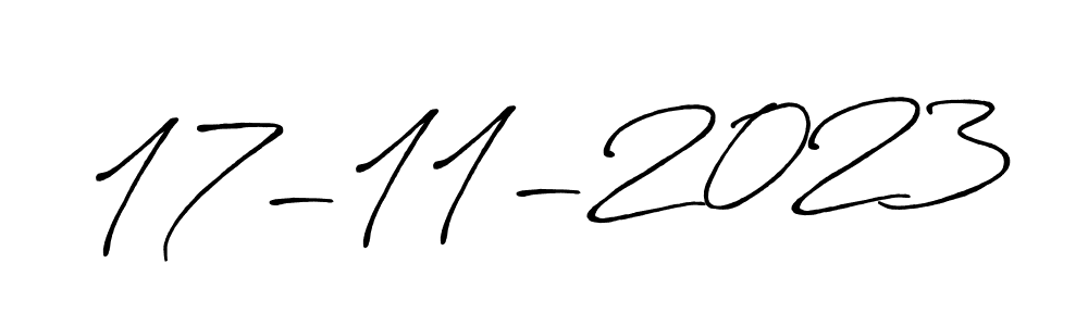 How to make 17-11-2023 signature? Antro_Vectra_Bolder is a professional autograph style. Create handwritten signature for 17-11-2023 name. 17-11-2023 signature style 7 images and pictures png