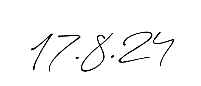 How to Draw 17.8.24 signature style? Antro_Vectra_Bolder is a latest design signature styles for name 17.8.24. 17.8.24 signature style 7 images and pictures png