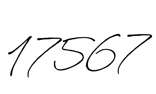 Design your own signature with our free online signature maker. With this signature software, you can create a handwritten (Antro_Vectra_Bolder) signature for name 17567. 17567 signature style 7 images and pictures png