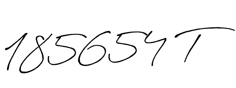 How to make 185654 T name signature. Use Antro_Vectra_Bolder style for creating short signs online. This is the latest handwritten sign. 185654 T signature style 7 images and pictures png