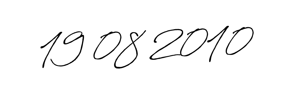 Design your own signature with our free online signature maker. With this signature software, you can create a handwritten (Antro_Vectra_Bolder) signature for name 19 08 2010. 19 08 2010 signature style 7 images and pictures png