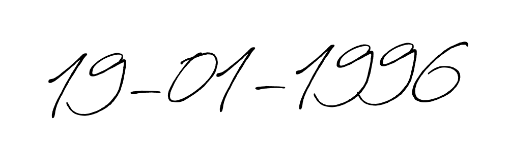 How to make 19-01-1996 signature? Antro_Vectra_Bolder is a professional autograph style. Create handwritten signature for 19-01-1996 name. 19-01-1996 signature style 7 images and pictures png