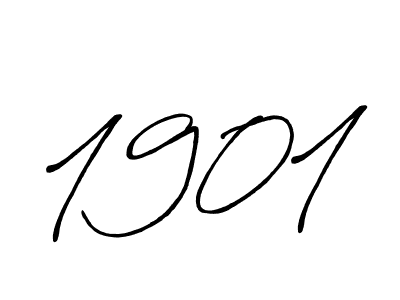 Design your own signature with our free online signature maker. With this signature software, you can create a handwritten (Antro_Vectra_Bolder) signature for name 1901. 1901 signature style 7 images and pictures png