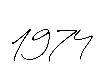 Also we have 1974 name is the best signature style. Create professional handwritten signature collection using Antro_Vectra_Bolder autograph style. 1974 signature style 7 images and pictures png