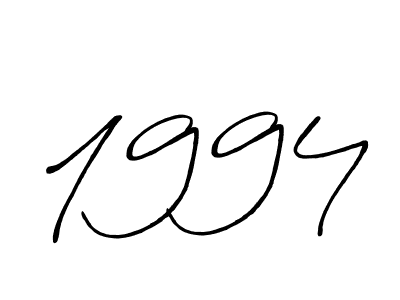 How to make 1994 signature? Antro_Vectra_Bolder is a professional autograph style. Create handwritten signature for 1994 name. 1994 signature style 7 images and pictures png