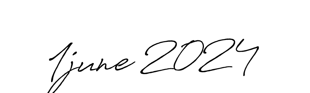 Make a beautiful signature design for name 1june 2024. With this signature (Antro_Vectra_Bolder) style, you can create a handwritten signature for free. 1june 2024 signature style 7 images and pictures png