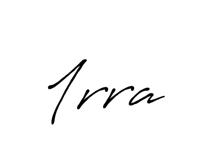 How to make 1rra name signature. Use Antro_Vectra_Bolder style for creating short signs online. This is the latest handwritten sign. 1rra signature style 7 images and pictures png