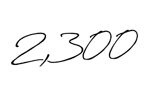 Design your own signature with our free online signature maker. With this signature software, you can create a handwritten (Antro_Vectra_Bolder) signature for name 2,300. 2,300 signature style 7 images and pictures png