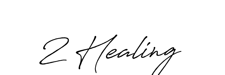 How to make 2 Healing name signature. Use Antro_Vectra_Bolder style for creating short signs online. This is the latest handwritten sign. 2 Healing signature style 7 images and pictures png