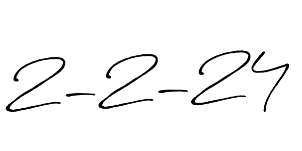 if you are searching for the best signature style for your name 2-2-24. so please give up your signature search. here we have designed multiple signature styles  using Antro_Vectra_Bolder. 2-2-24 signature style 7 images and pictures png