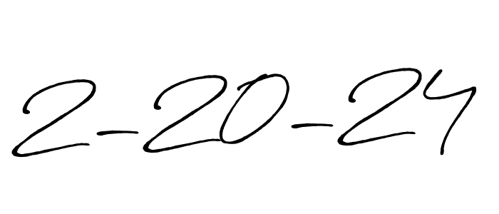 How to Draw 2-20-24 signature style? Antro_Vectra_Bolder is a latest design signature styles for name 2-20-24. 2-20-24 signature style 7 images and pictures png
