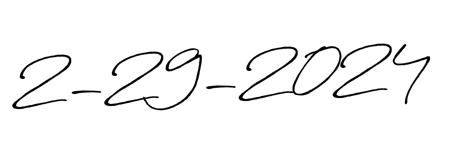 How to make 2-29-2024 signature? Antro_Vectra_Bolder is a professional autograph style. Create handwritten signature for 2-29-2024 name. 2-29-2024 signature style 7 images and pictures png