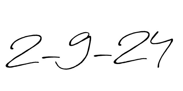 2-9-24 stylish signature style. Best Handwritten Sign (Antro_Vectra_Bolder) for my name. Handwritten Signature Collection Ideas for my name 2-9-24. 2-9-24 signature style 7 images and pictures png