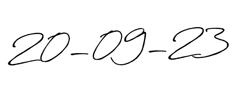 Make a beautiful signature design for name 20-09-23. With this signature (Antro_Vectra_Bolder) style, you can create a handwritten signature for free. 20-09-23 signature style 7 images and pictures png