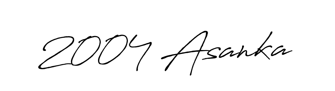 The best way (Antro_Vectra_Bolder) to make a short signature is to pick only two or three words in your name. The name 2004 Asanka include a total of six letters. For converting this name. 2004 Asanka signature style 7 images and pictures png