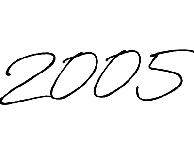 Use a signature maker to create a handwritten signature online. With this signature software, you can design (Antro_Vectra_Bolder) your own signature for name 2005. 2005 signature style 7 images and pictures png