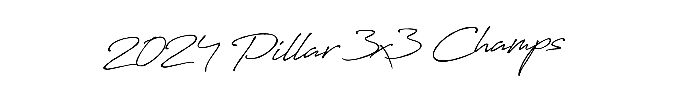 Design your own signature with our free online signature maker. With this signature software, you can create a handwritten (Antro_Vectra_Bolder) signature for name 2024 Pillar 3x3 Champs. 2024 Pillar 3x3 Champs signature style 7 images and pictures png