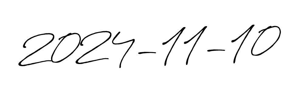 Create a beautiful signature design for name 2024-11-10. With this signature (Antro_Vectra_Bolder) fonts, you can make a handwritten signature for free. 2024-11-10 signature style 7 images and pictures png