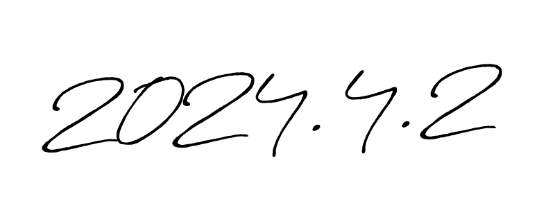 How to Draw 2024.4.2 signature style? Antro_Vectra_Bolder is a latest design signature styles for name 2024.4.2. 2024.4.2 signature style 7 images and pictures png