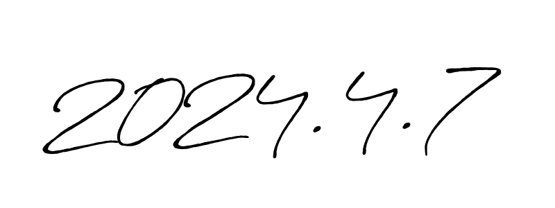 Antro_Vectra_Bolder is a professional signature style that is perfect for those who want to add a touch of class to their signature. It is also a great choice for those who want to make their signature more unique. Get 2024.4.7 name to fancy signature for free. 2024.4.7 signature style 7 images and pictures png