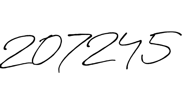 Design your own signature with our free online signature maker. With this signature software, you can create a handwritten (Antro_Vectra_Bolder) signature for name 207245. 207245 signature style 7 images and pictures png