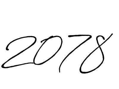 Also we have 2078 name is the best signature style. Create professional handwritten signature collection using Antro_Vectra_Bolder autograph style. 2078 signature style 7 images and pictures png