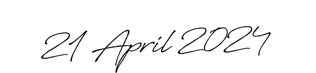 Make a short 21 April 2024 signature style. Manage your documents anywhere anytime using Antro_Vectra_Bolder. Create and add eSignatures, submit forms, share and send files easily. 21 April 2024 signature style 7 images and pictures png