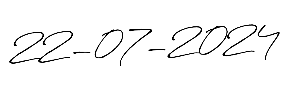 Also we have 22-07-2024 name is the best signature style. Create professional handwritten signature collection using Antro_Vectra_Bolder autograph style. 22-07-2024 signature style 7 images and pictures png