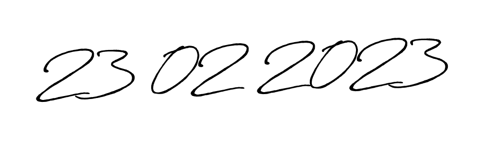 Make a short 23 02 2023 signature style. Manage your documents anywhere anytime using Antro_Vectra_Bolder. Create and add eSignatures, submit forms, share and send files easily. 23 02 2023 signature style 7 images and pictures png