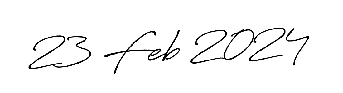 Design your own signature with our free online signature maker. With this signature software, you can create a handwritten (Antro_Vectra_Bolder) signature for name 23 Feb 2024. 23 Feb 2024 signature style 7 images and pictures png