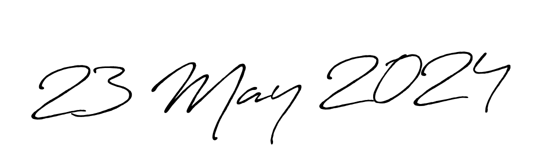 How to Draw 23 May 2024 signature style? Antro_Vectra_Bolder is a latest design signature styles for name 23 May 2024. 23 May 2024 signature style 7 images and pictures png