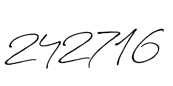 How to make 242716 signature? Antro_Vectra_Bolder is a professional autograph style. Create handwritten signature for 242716 name. 242716 signature style 7 images and pictures png