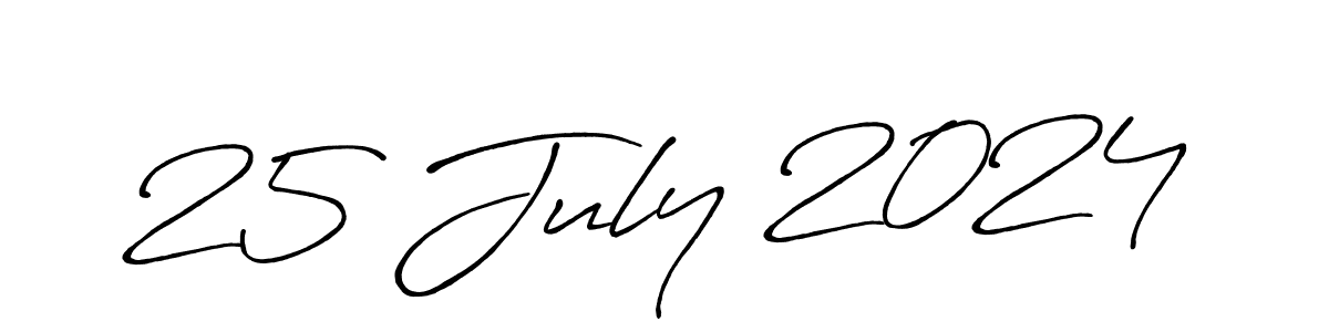 Design your own signature with our free online signature maker. With this signature software, you can create a handwritten (Antro_Vectra_Bolder) signature for name 25 July 2024. 25 July 2024 signature style 7 images and pictures png