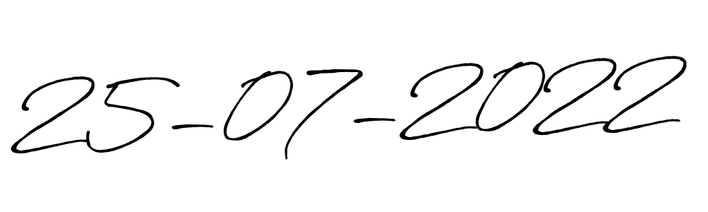 How to make 25-07-2022 name signature. Use Antro_Vectra_Bolder style for creating short signs online. This is the latest handwritten sign. 25-07-2022 signature style 7 images and pictures png