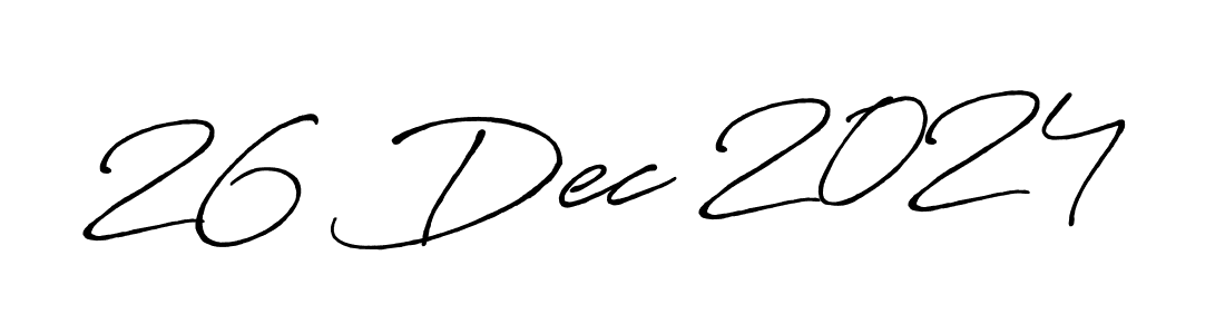 How to make 26 Dec 2024 name signature. Use Antro_Vectra_Bolder style for creating short signs online. This is the latest handwritten sign. 26 Dec 2024 signature style 7 images and pictures png