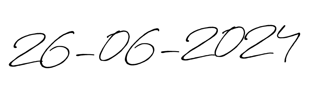 You should practise on your own different ways (Antro_Vectra_Bolder) to write your name (26-06-2024) in signature. don't let someone else do it for you. 26-06-2024 signature style 7 images and pictures png