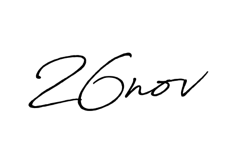 The best way (Antro_Vectra_Bolder) to make a short signature is to pick only two or three words in your name. The name 26nov include a total of six letters. For converting this name. 26nov signature style 7 images and pictures png