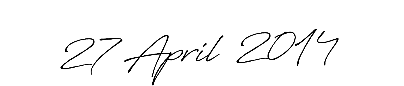 Make a beautiful signature design for name 27 April  2014. Use this online signature maker to create a handwritten signature for free. 27 April  2014 signature style 7 images and pictures png