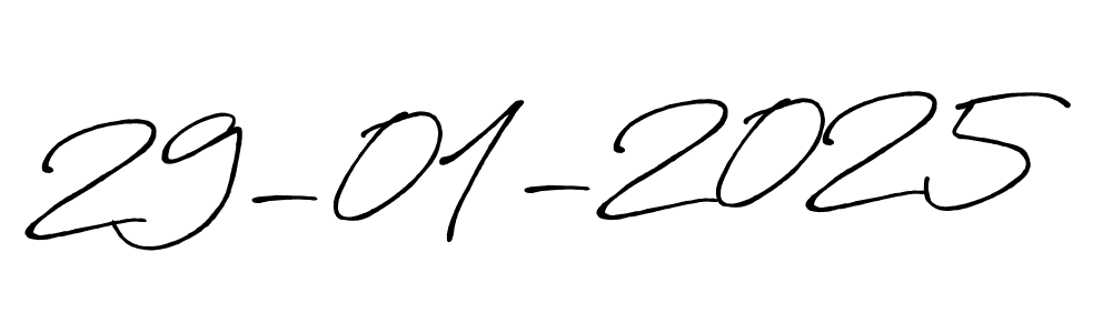 Design your own signature with our free online signature maker. With this signature software, you can create a handwritten (Antro_Vectra_Bolder) signature for name 29-01-2025. 29-01-2025 signature style 7 images and pictures png