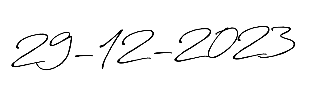The best way (Antro_Vectra_Bolder) to make a short signature is to pick only two or three words in your name. The name 29-12-2023 include a total of six letters. For converting this name. 29-12-2023 signature style 7 images and pictures png
