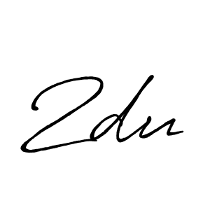 Create a beautiful signature design for name 2du. With this signature (Antro_Vectra_Bolder) fonts, you can make a handwritten signature for free. 2du signature style 7 images and pictures png