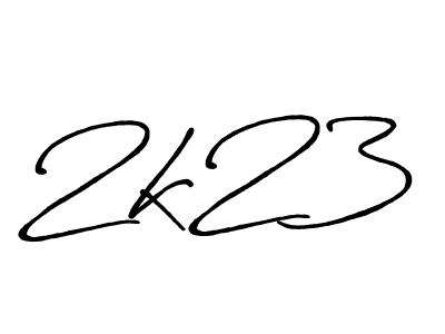 How to Draw 2k23 signature style? Antro_Vectra_Bolder is a latest design signature styles for name 2k23. 2k23 signature style 7 images and pictures png