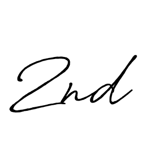 How to make 2nd signature? Antro_Vectra_Bolder is a professional autograph style. Create handwritten signature for 2nd name. 2nd signature style 7 images and pictures png