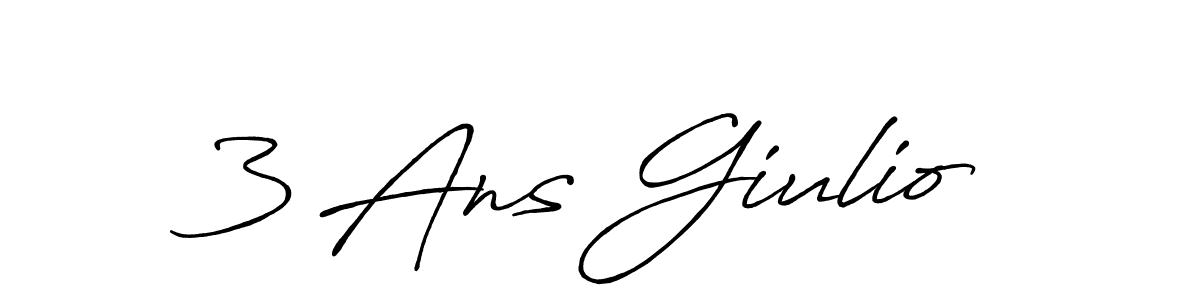 It looks lik you need a new signature style for name 3 Ans Giulio. Design unique handwritten (Antro_Vectra_Bolder) signature with our free signature maker in just a few clicks. 3 Ans Giulio signature style 7 images and pictures png